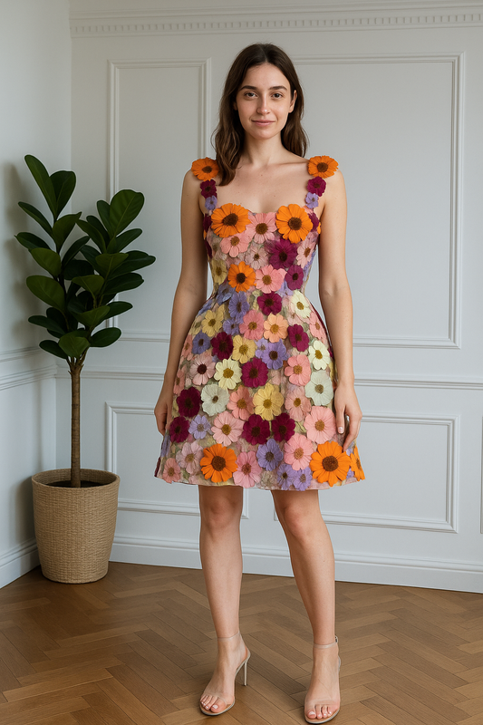 Joyful Floral Dress