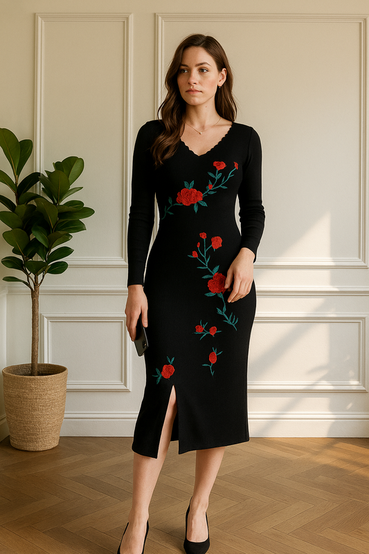 Red Roses Dress